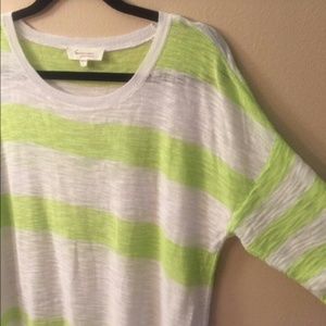 TWO BY VINCE CAMVTO sheer knit sweater